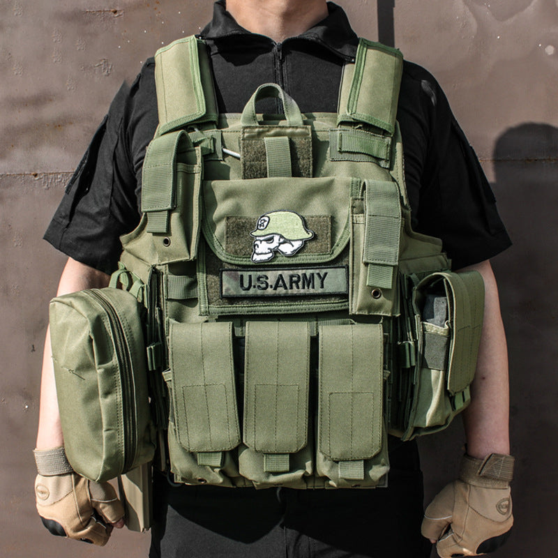 Outdoor tactical removable restructured vest set