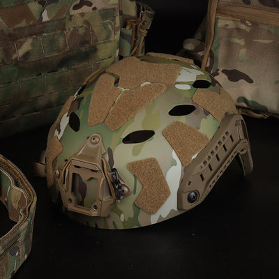 Camouflage FAST High Cut Tactical Helmet