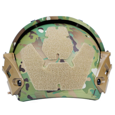 Outdoor field equipment protective camouflage helmet