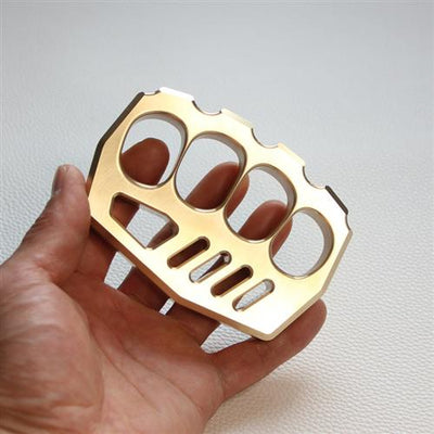 Brass knuckle ring EDC self-defense weapon