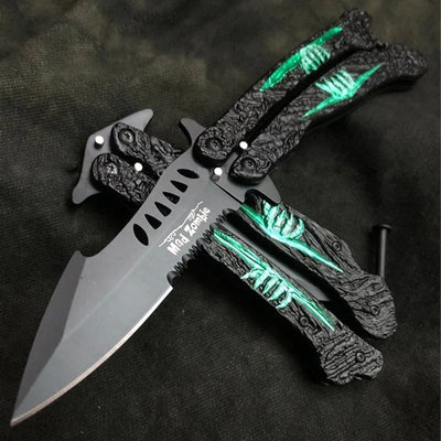 BUTTERFLY FLIPPING PRACTICE KNIFE
