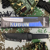 Customized outdoor camping knife with scabbard