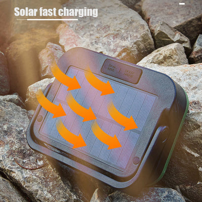 Outdoor camping solar rechargeable LED light