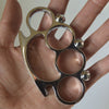 Brass Knuckle Duster Skull Style Outdoor Safety