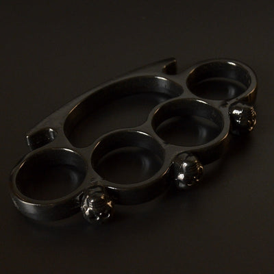 Brass Knuckle Duster Skull Style Outdoor Safety