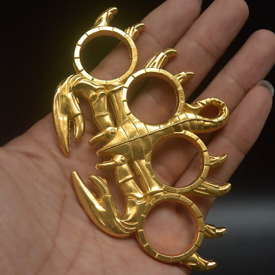 Small Scorpion Knuckle Duster Protective Tool