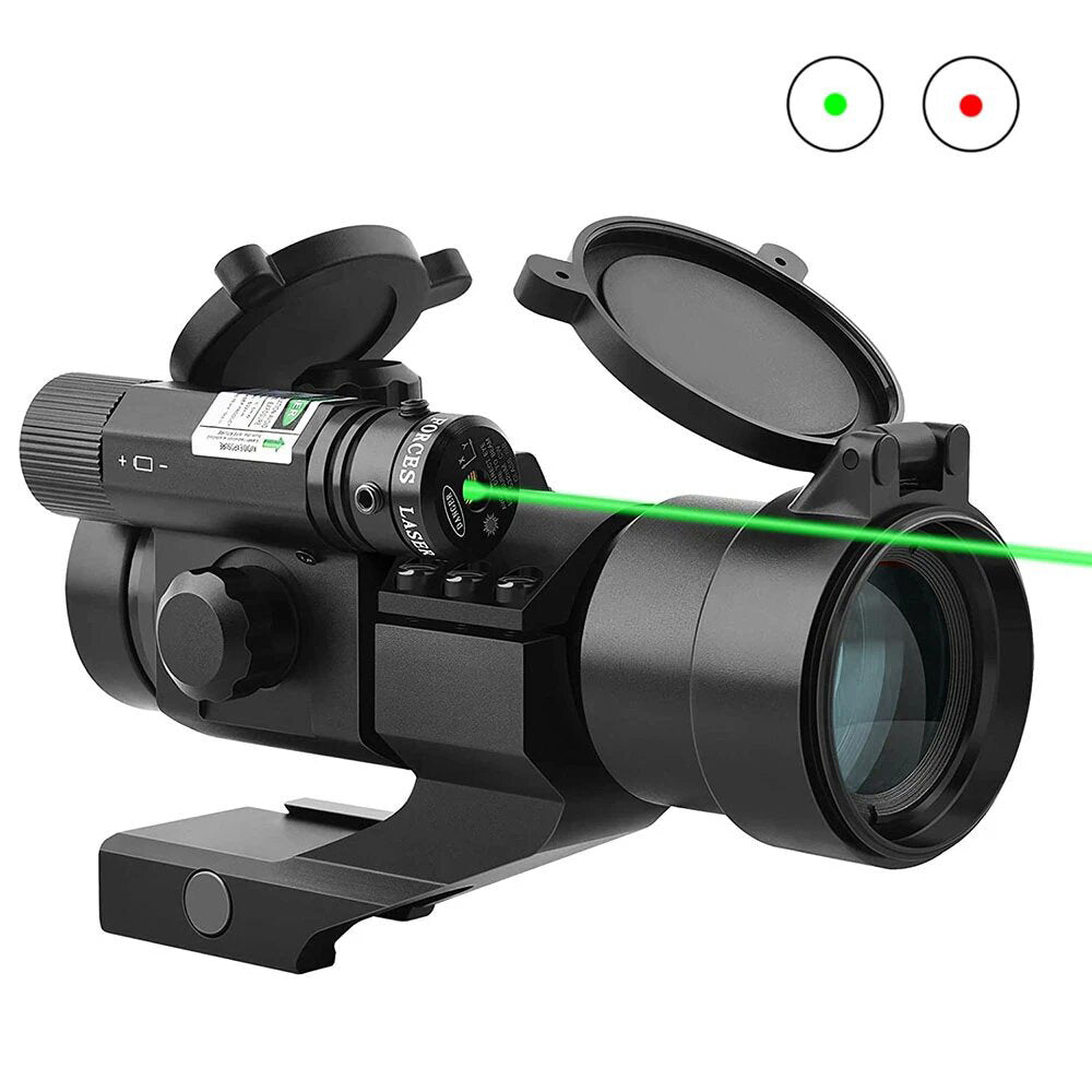 1X30 red and green laser sight with 20MM bracket 4MOA