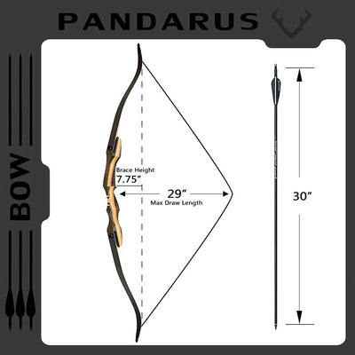 Recurve Bow Archery Kit Takedown Bow Hunting