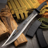 MACHETE WITH SHEATH - AUS-8 STAINLESS STEEL BLADE