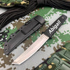 Customized outdoor camping knife with scabbard