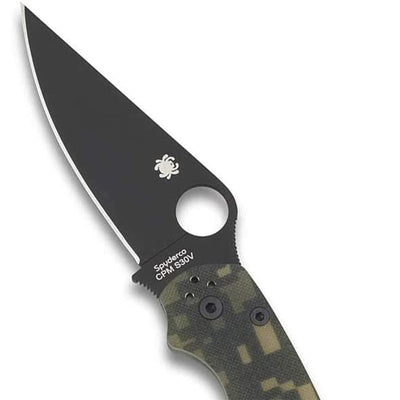 Black Steel Iconic Camouflage Knife