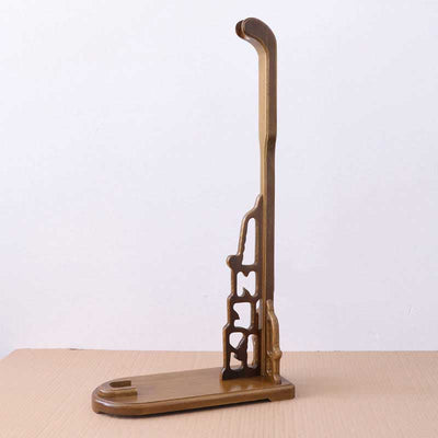 High-Grade Vertical Solid Wood Sword Stand