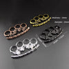 Skull Metal Knuckle Safety Defense EDC Ring