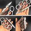 Four-finger multifunctional metal knuckle duster