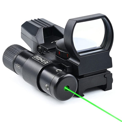 1x22x33 Red Green Dot Sight for 20mm Rail 5 Brights
