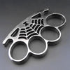 Spider Web Metal Knuckle Duster Boxing Clasp