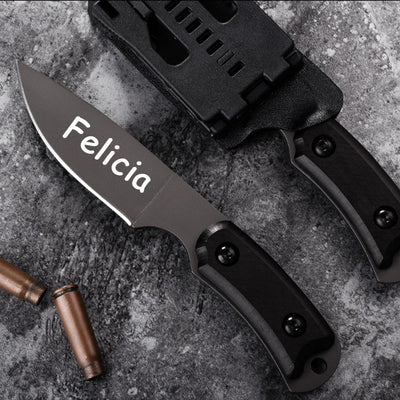 Personalized multifunctional camping knife