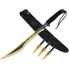 Snake Eyes Ninja Sword and Throwing Knife Set