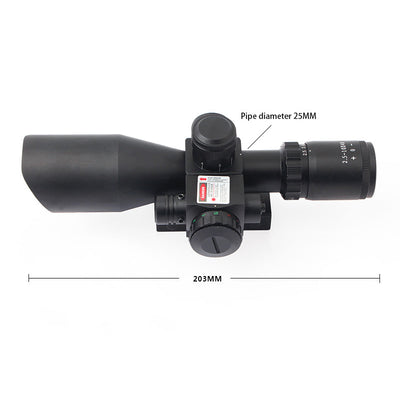 2.5-10X40E Red Laser Integrated Optical Sniper Scope