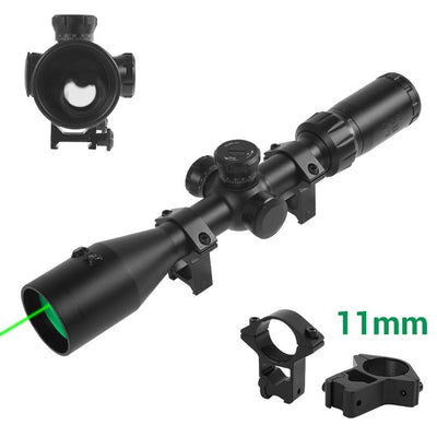 3-9x42 Scope with Under-Screen Laser Optical Sighting