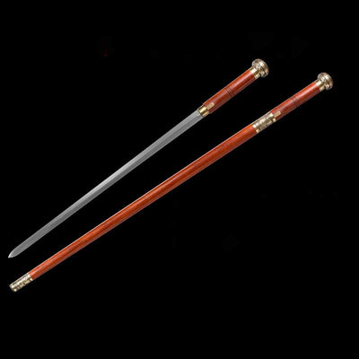 Pattern steel self-defense cane knife cane sword