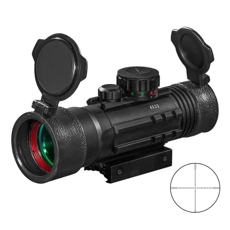 4X33 Red Green Dot Scope 11 / 20mm Rail