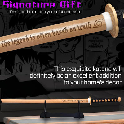 Personalized custom katana engraved sword gift