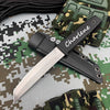 Customized outdoor camping knife with scabbard