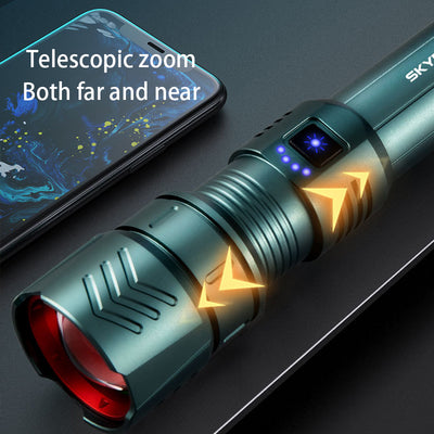 Long-range ultra-bright outdoor strong light flashlight