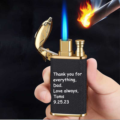 Magic Double Flame Lighter Dual Arc Lighter