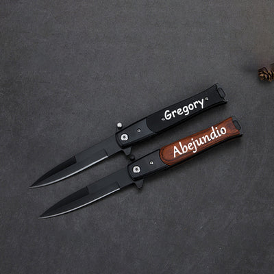 Personalized Pocket Knife with Clip Knife Engraved Gifts for Him