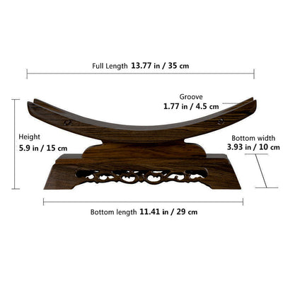 High-Grade Red Sandalwood Solid Wood Sword Stand