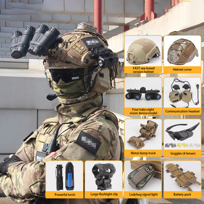 Sea-based FAST tactical helmet night vision combat COS equipment