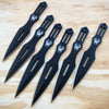 6PC 5.5" SPIDER Kunai HUNTING Throwing Knives Ninja Knife Set + SHEATH