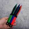 Ninja Kunai Fixed Blade TACTICAl Combat Throwing Knife Set with Sheath