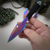 Tactical new Throwing Knife Set Stainless Steel Fixed Blade Combat Ninja Kunai Hunting Accessories