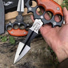 Tactical fixed dagger portable thrust knife