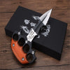 Tactical fixed dagger portable thrust knife