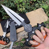 Tactical fixed dagger portable thrust knife