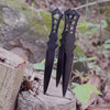 Ninja Kunai Tactical Throwing Knife Set with Sheath Survival Combat Technicolor Throwers Throwing Knives
