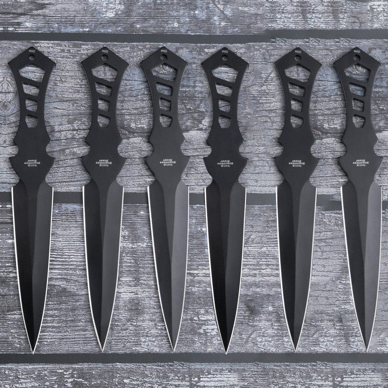 Ninja Kunai Tactical Throwing Knife Set with Sheath Survival Combat Technicolor Throwers Throwing Knives