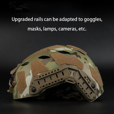 Camouflage FAST High Cut Tactical Helmet