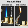 Magic Double Flame Lighter Dual Arc Lighter