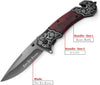 Engraved Folding Knife Men Camping Hunting Knives