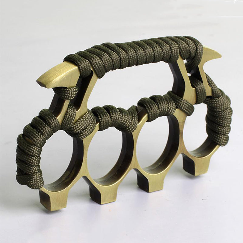 Strong Metal Multi-Color Knuckle Duster with String