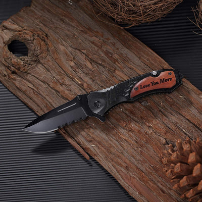 Engraved Pocket Knife-Personalized Knife for Men