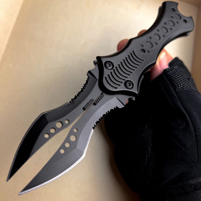 MADSABRE tactical double edge folding knife