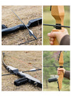 30/40LBS Straight Bow 51" Archery
