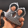 Metal knuckle duster two finger fist ring protective gear