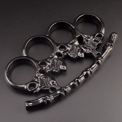 Skull Metal Knuckle Safety Defense EDC Ring